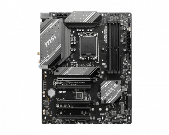 Материнская плата MSI B760 GAMING PLUS WIFI DDR4 — для бизнеса и офиса Материнская плата MSI B760 GAMING PLUS WIFI DDR4 — для бизнеса и офиса