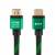 Greenconnect Кабель 3.0m HDMI версия 2.0, HDR 4:2:2, Ultra HD, 4K 60 fps 60Hz/5K*30Hz, 3D, AUDIO, 18.0 Гбит/с, 28/28 AWG, OD7.3mm, тройной экран, BICOLOR нейлон, AL корпус зеленый, GCR-51487 Greenconnect HDMI (m) - HDMI (m) 3м — для бизнеса и офиса