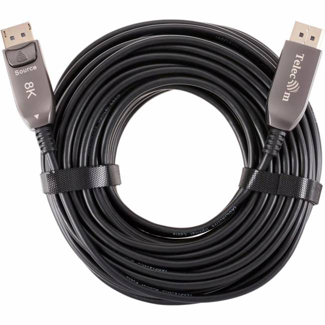 Активный оптический кабель Telecom DP1.4 8K@60Hz 20м <TCG2130-20M> Telecom TCG2130-20M — для бизнеса и офиса