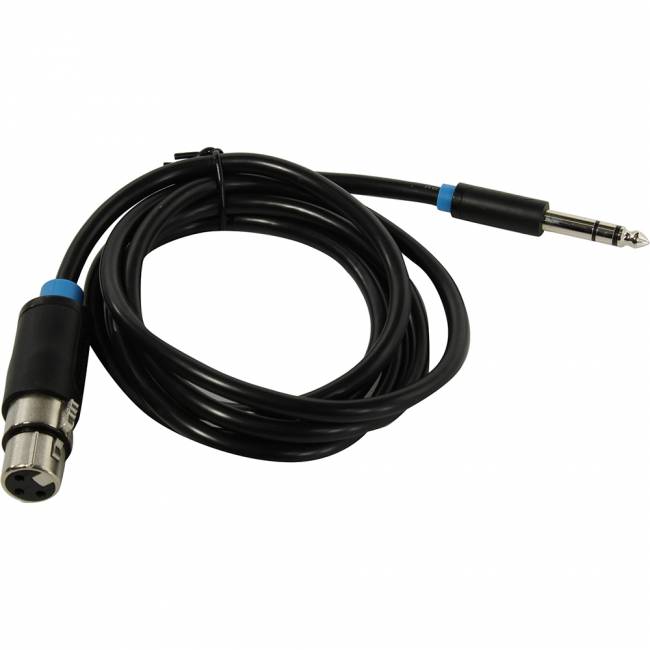 Кабель Vention аудио Jack 6.5 M/XLR F - 1.5м Кабель Vention jack 6.5 mm(m)/XLR(f) - 1.5 м (BBEBG) — для бизнеса и офиса