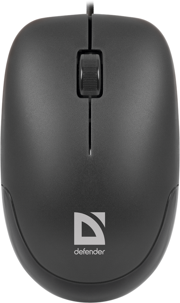 Defender Проводная оптическая мышь Datum MM-010 черный,3 кнопки,1000dpi USB Defender Datum MM-010 черный — для бизнеса и офиса