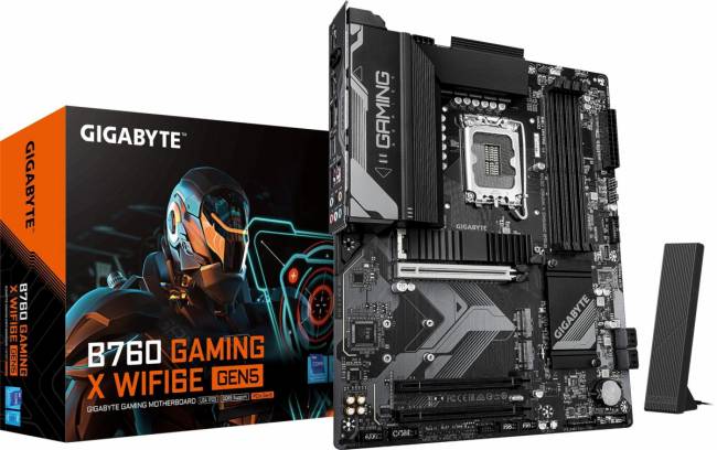 Материнская плата Gigabyte B760 G X WF6E GEN5 — для бизнеса и офиса Материнская плата Gigabyte B760 G X WF6E GEN5 — для бизнеса и офиса