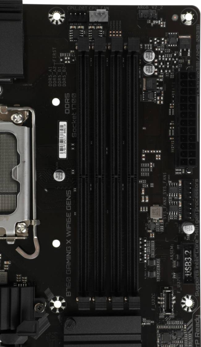 Материнская плата Gigabyte B760 G X WF6E GEN5 — для бизнеса и офиса Материнская плата Gigabyte B760 G X WF6E GEN5 — для бизнеса и офиса