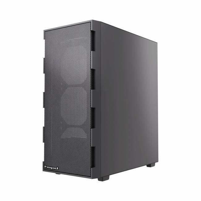 Корпус без блока питания HSPD M550-TGBK — для бизнеса и офиса Корпус без блока питания HSPD M550-TGBK — для бизнеса и офиса