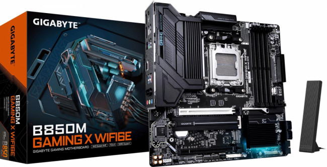 Материнская плата GIGABYTE B850M GAMING X WF6E — для бизнеса и офиса