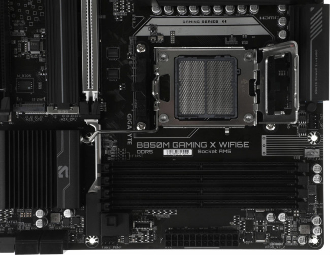 Материнская плата GIGABYTE B850M GAMING X WF6E — для бизнеса и офиса