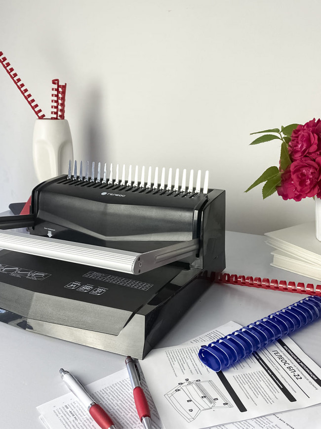 Переплетчик ГЕЛЕОС БП-22 Гелеос БП-22 — для бизнеса и офиса