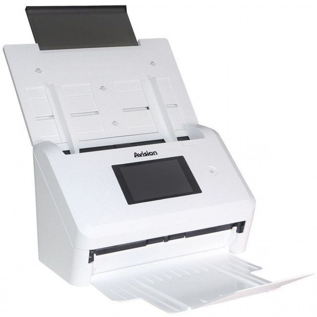 AN335WL Сетевой документ-сканер, цветной, двусторонний, 40 стр./мин, ADF 50, A4, сенсорный экран 4.3", USB 3.2, Ethernet, Wi-Fi, нагрузка 4 000 стр/день Avision 000-0981A-0KG — для бизнеса и офиса AN335WL Сетевой документ-сканер, цветной, двусторонний, 40 стр./мин, ADF 50, A4, сенсорный экран 4.3", USB 3.2, Ethernet, Wi-Fi, нагрузка 4 000 стр/день Avision 000-0981A-0KG — для бизнеса и офиса