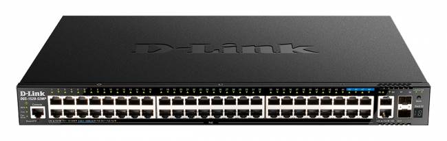 Коммутатор D-LinkDGS-1520-52MP/A1A — для бизнеса и офиса Коммутатор D-LinkDGS-1520-52MP/A1A — для бизнеса и офиса