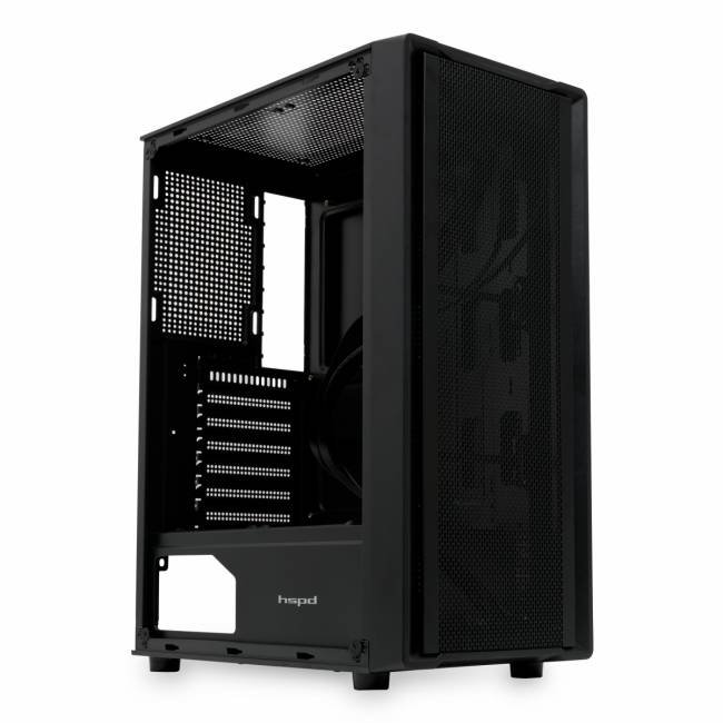 Корпус без блока питания HSPD M530-TGBK — для бизнеса и офиса Корпус без блока питания HSPD M530-TGBK — для бизнеса и офиса