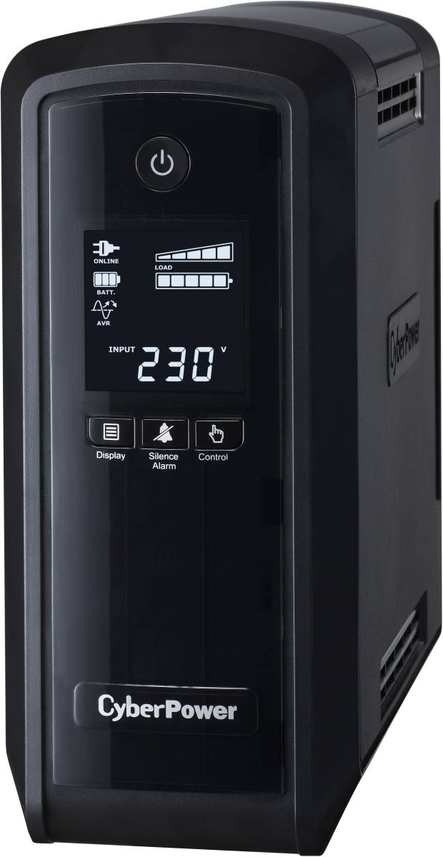 ИБП CyberPower CP900EPFCLCD, Line-Interactive, 900VA/540W, 6 Schuko розеток, USB, RJ11/RJ45, LCD дисплей, Black, 0.33х0.36х0.2м., 8.3кг. CyberPower CP900EPFCLCD — для бизнеса и офиса ИБП CyberPower CP900EPFCLCD, Line-Interactive, 900VA/540W, 6 Schuko розеток, USB, RJ11/RJ45, LCD дисплей, Black, 0.33х0.36х0.2м., 8.3кг. CyberPower CP900EPFCLCD — для бизнеса и офиса