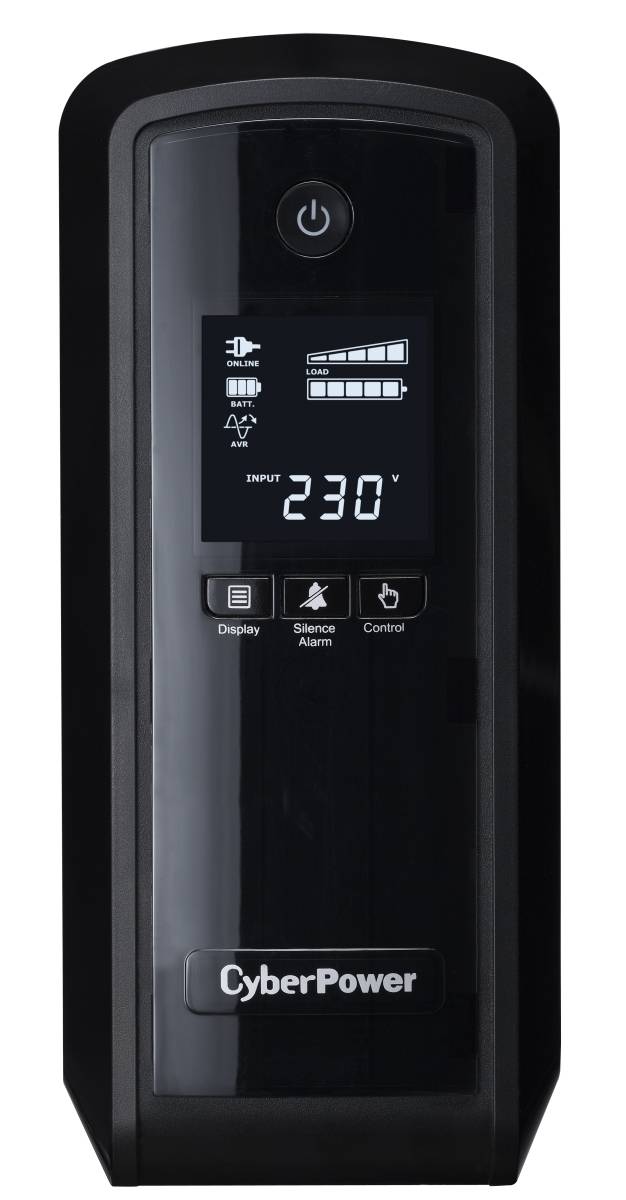 ИБП CyberPower CP900EPFCLCD, Line-Interactive, 900VA/540W, 6 Schuko розеток, USB, RJ11/RJ45, LCD дисплей, Black, 0.33х0.36х0.2м., 8.3кг. CyberPower CP900EPFCLCD — для бизнеса и офиса ИБП CyberPower CP900EPFCLCD, Line-Interactive, 900VA/540W, 6 Schuko розеток, USB, RJ11/RJ45, LCD дисплей, Black, 0.33х0.36х0.2м., 8.3кг. CyberPower CP900EPFCLCD — для бизнеса и офиса