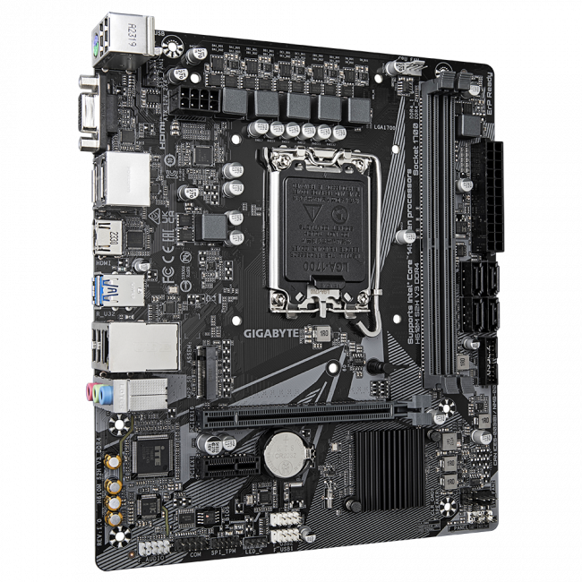 Материнская плата GIGABYTE H610M S2H V3 DDR4 — для бизнеса и офиса Материнская плата GIGABYTE H610M S2H V3 DDR4 — для бизнеса и офиса