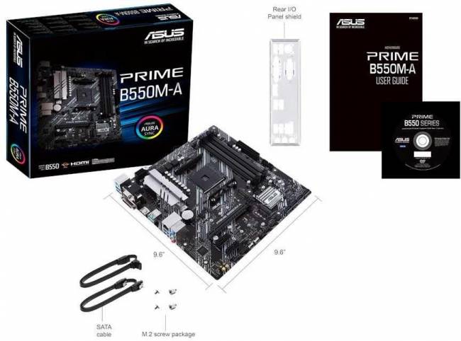 Материнская плата ASUS PRIME B550M-A — для бизнеса и офиса Материнская плата ASUS PRIME B550M-A — для бизнеса и офиса