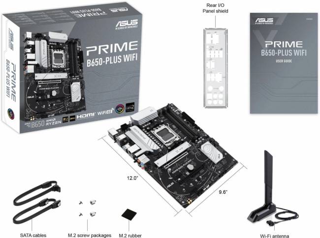 Материнская плата ASUS PRIME B650-PLUS WIFI — для бизнеса и офиса Материнская плата ASUS PRIME B650-PLUS WIFI — для бизнеса и офиса