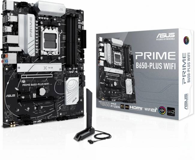 Материнская плата ASUS PRIME B650-PLUS WIFI — для бизнеса и офиса Материнская плата ASUS PRIME B650-PLUS WIFI — для бизнеса и офиса