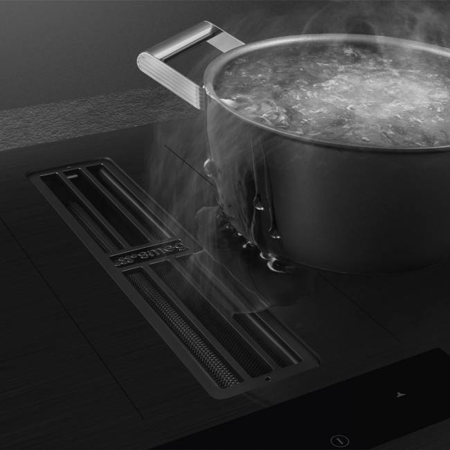 Варочная поверхность со встроенной вытяжкой Smeg Smeg HOBD382MB2 — для бизнеса и офиса Варочная поверхность со встроенной вытяжкой Smeg Smeg HOBD382MB2 — для бизнеса и офиса