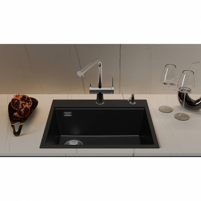 Кухонная мойка RIVELATO Rivelato TR-605-L nero — для бизнеса и офиса Кухонная мойка RIVELATO Rivelato TR-605-L nero — для бизнеса и офиса