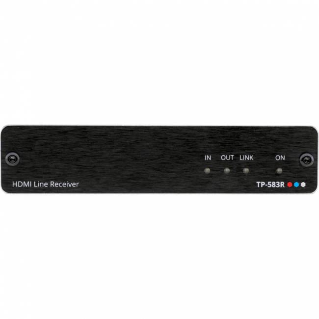 Приёмник HDMI, RS-232 и ИК по витой паре HDBaseT; до 70 м, поддержка 4К60 4:4:4 Kramer TP-583R — для бизнеса и офиса Приёмник HDMI, RS-232 и ИК по витой паре HDBaseT; до 70 м, поддержка 4К60 4:4:4 Kramer TP-583R — для бизнеса и офиса