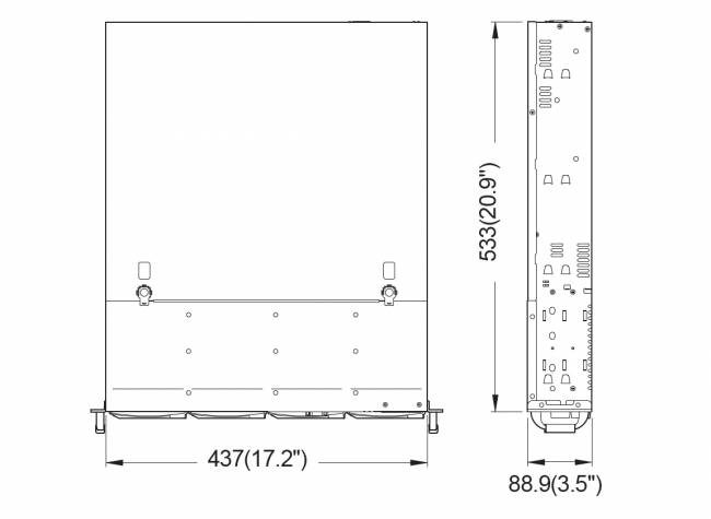 Серверный корпус ABLECOM CS-R25-41P — для бизнеса и офиса Серверный корпус ABLECOM CS-R25-41P — для бизнеса и офиса