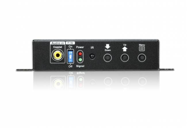 Конвертер с возможностью масштабирования, VGA+AUDIO=>HDMI, HD-DB15+MIM-JACK>HDMI, Female, Б.П. 5.3V, (1920x1200 DDC2B 1080p) ATEN VGA (f) to HDMI (f) — для бизнеса и офиса