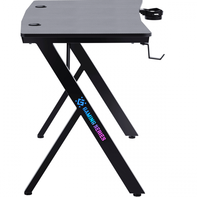 Defender Игровой стол AroX подвес кружк+гарн,черн,МДФ,RGB Defender 64076 — для бизнеса и офиса