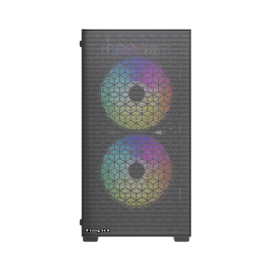 Корпус без блока питания HSPD M334-TGBK-ARGB
