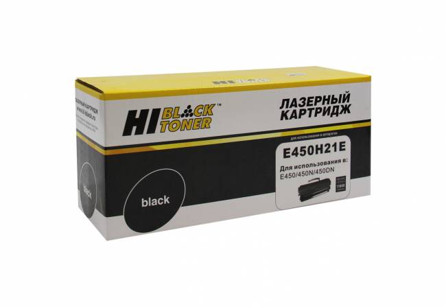 Тонер-картридж Hi-Black (HB-E450H21E) для Lexmark E450/450N/450DN, 11K — для бизнеса и офиса Тонер-картридж Hi-Black (HB-E450H21E) для Lexmark E450/450N/450DN, 11K — для бизнеса и офиса