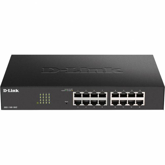 Коммутатор D-Link DGS-1100-16V2/A2A — для бизнеса и офиса