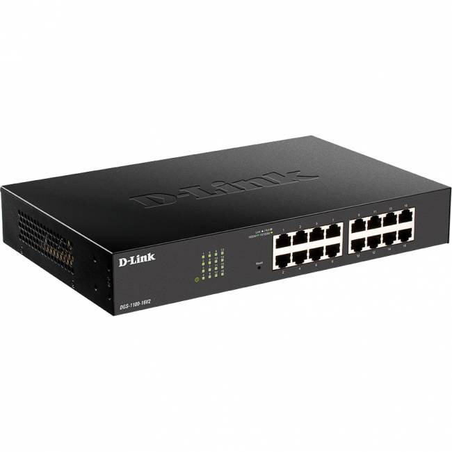 Коммутатор D-Link DGS-1100-16V2/A2A — для бизнеса и офиса