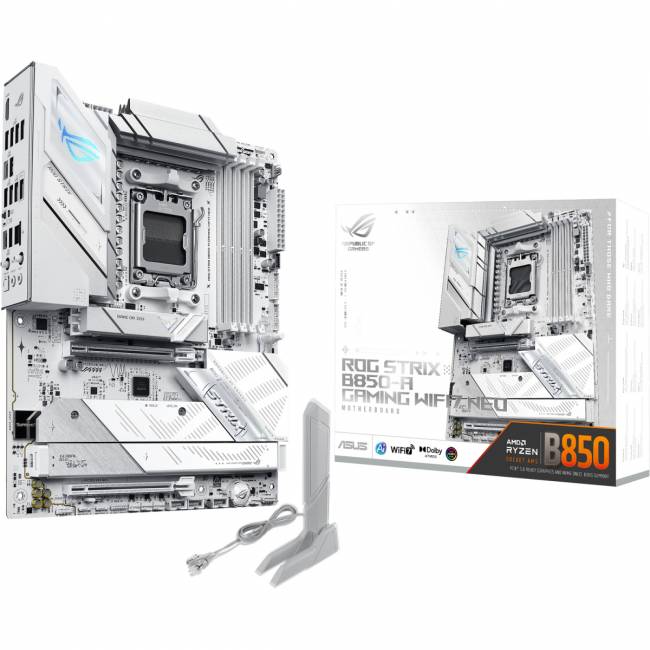 Материнская плата ASUS ROG STRIX X870E-A GAMING NEO (90MB1P30-M0EAY0) — для бизнеса и офиса Материнская плата ASUS ROG STRIX X870E-A GAMING NEO (90MB1P30-M0EAY0) — для бизнеса и офиса