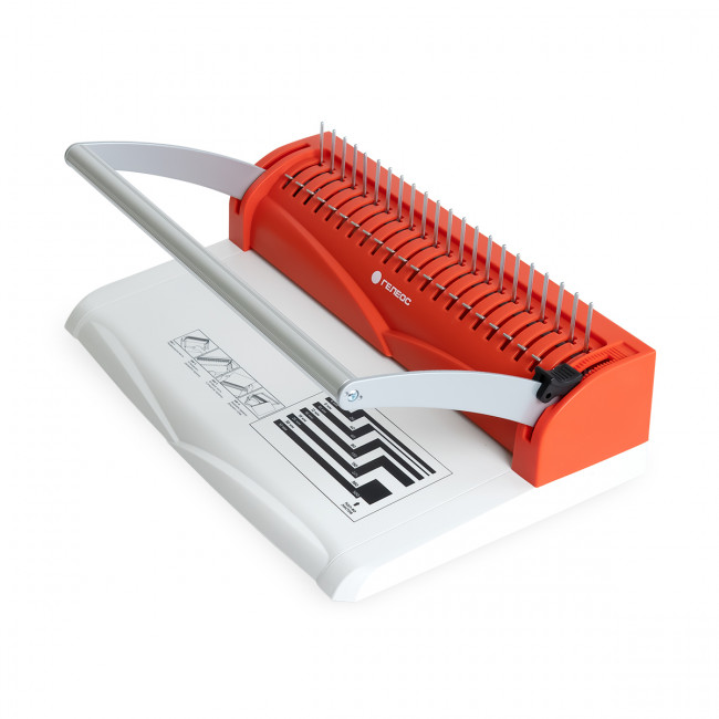 Переплетчик ГЕЛЕОС БП-13+ бело-красный Гелеос БП13пбк — для бизнеса и офиса