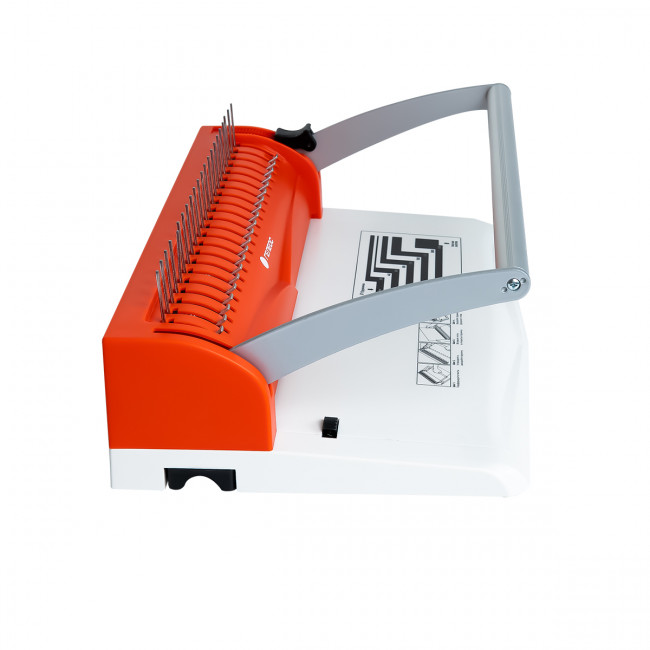 Переплетчик ГЕЛЕОС БП-13+ бело-красный Гелеос БП13пбк — для бизнеса и офиса