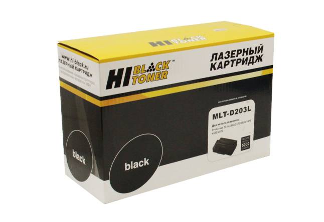 Картридж Hi-Black (HB-MLT-D203L) для Samsung SL-M3820/3870/4020/4070, 5K (старая прошивка) — для бизнеса и офиса Картридж Hi-Black (HB-MLT-D203L) для Samsung SL-M3820/3870/4020/4070, 5K (старая прошивка) — для бизнеса и офиса