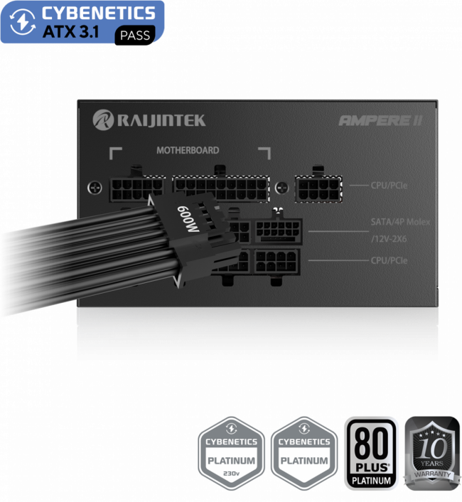 Блоки питания Raijintek AMPERE II 1200 0R30B00041 — для бизнеса и офиса