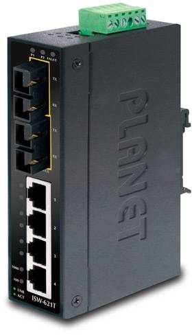 ISW-621TS15 коммутатор для монтажа в DIN рейку Коммутатор PLANET ISW-621TS15 — для бизнеса и офиса