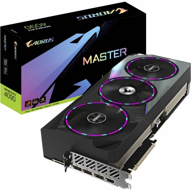 Видеокарта Gigabyte GV-N4090AORUS M-24GD — для бизнеса и офиса Видеокарта Gigabyte GV-N4090AORUS M-24GD — для бизнеса и офиса