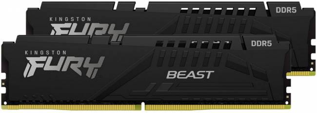 Память оперативная Kingston FURY Beast Black XMP Kit of 2 — для бизнеса и офиса Память оперативная Kingston FURY Beast Black XMP Kit of 2 — для бизнеса и офиса