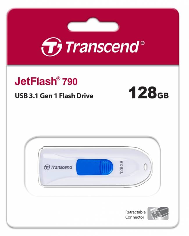 Флеш-накопитель Transcend JetFlash 790 — для бизнеса и офиса Флеш-накопитель Transcend JetFlash 790 — для бизнеса и офиса