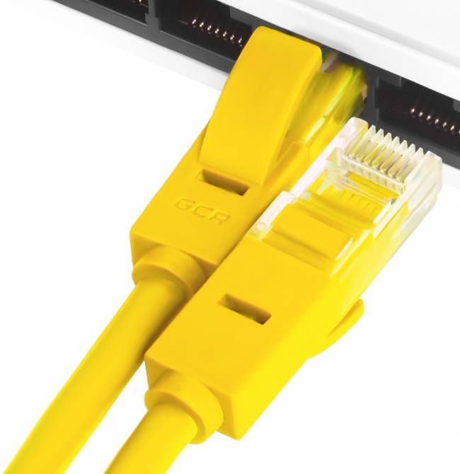 Greenconnect Патч-корд прямой 10.0m, UTP кат.5e, желтый, позолоченные контакты, 24 AWG, литой, ethernet high speed 1 Гбит/с, RJ45, T568B Greenconnect RJ45(m) - RJ45(m) Cat. 5e U/UTP PVC 10м жёлтый — для бизнеса и офиса Greenconnect Патч-корд прямой 10.0m, UTP кат.5e, желтый, позолоченные контакты, 24 AWG, литой, ethernet high speed 1 Гбит/с, RJ45, T568B Greenconnect RJ45(m) - RJ45(m) Cat. 5e U/UTP PVC 10м жёлтый — для бизнеса и офиса