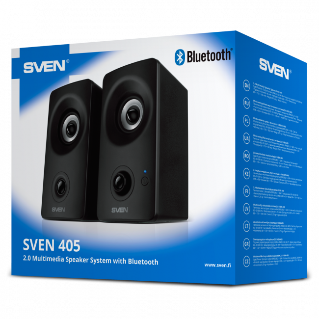 АС SVEN 405, черный (8 Вт, питание USB, Bluetooth) Sven SV-021122 — для бизнеса и офиса АС SVEN 405, черный (8 Вт, питание USB, Bluetooth) Sven SV-021122 — для бизнеса и офиса
