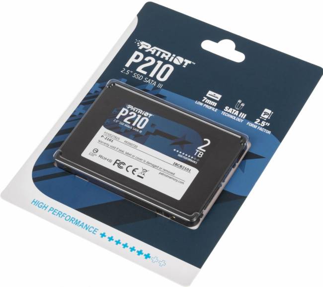 Накопитель SSD Patriot P210S2TB25 — для бизнеса и офиса