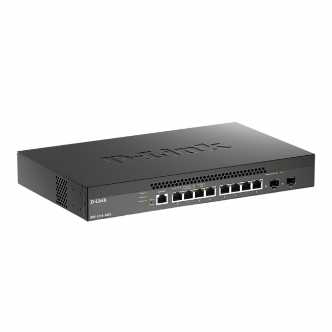 Управляемый коммутатор D-Link DXS-1210-10TS/B2A — для бизнеса и офиса Управляемый коммутатор D-Link DXS-1210-10TS/B2A — для бизнеса и офиса