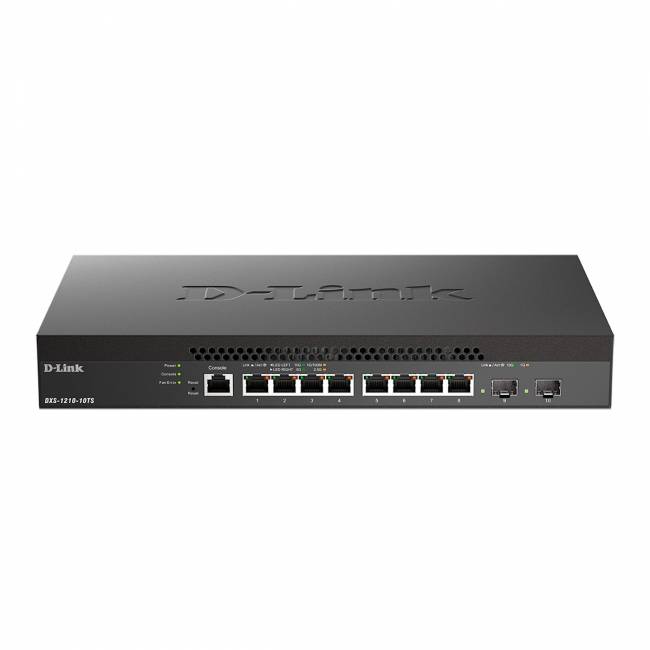 Управляемый коммутатор D-Link DXS-1210-10TS/B2A — для бизнеса и офиса Управляемый коммутатор D-Link DXS-1210-10TS/B2A — для бизнеса и офиса