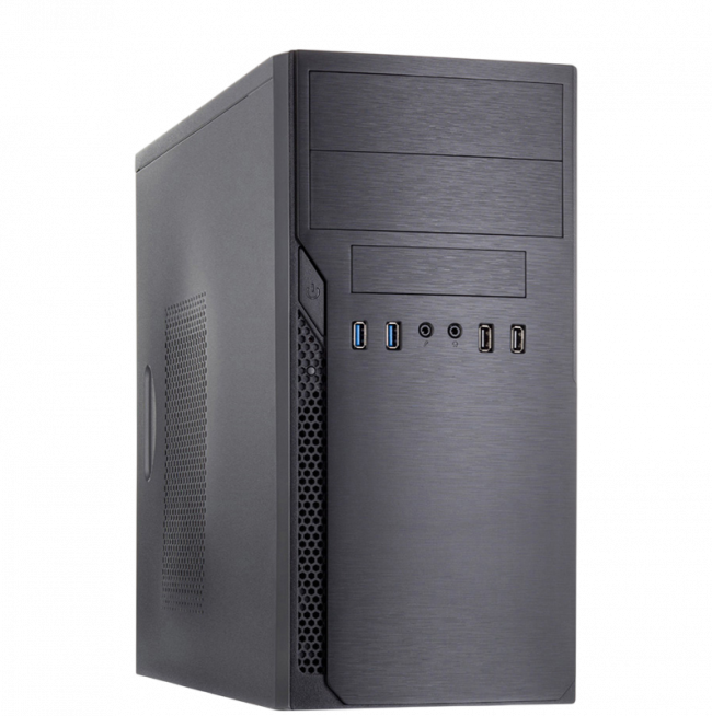 Корпус с блоком питания 450Вт. Foxline FL-628-FZ450R-U32-S — для бизнеса и офиса Корпус с блоком питания 450Вт. Foxline FL-628-FZ450R-U32-S — для бизнеса и офиса