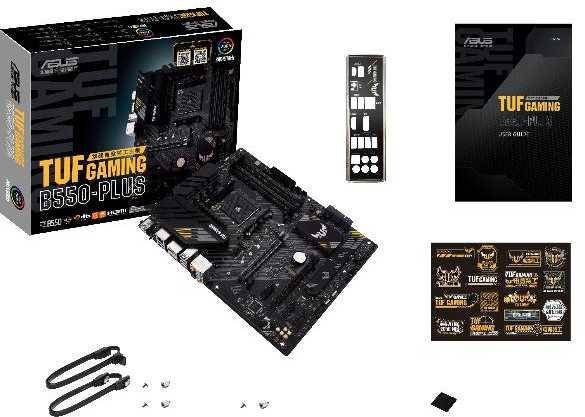 Материнская плата ASUS TUF GAMING B550-PLUS — для бизнеса и офиса Материнская плата ASUS TUF GAMING B550-PLUS — для бизнеса и офиса