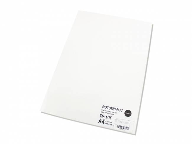 Фотобумага NetProduct атласная (сатин) односторонняя, A4, 260 г/м2, 20 л. new — для бизнеса и офиса Фотобумага NetProduct атласная (сатин) односторонняя, A4, 260 г/м2, 20 л. new — для бизнеса и офиса