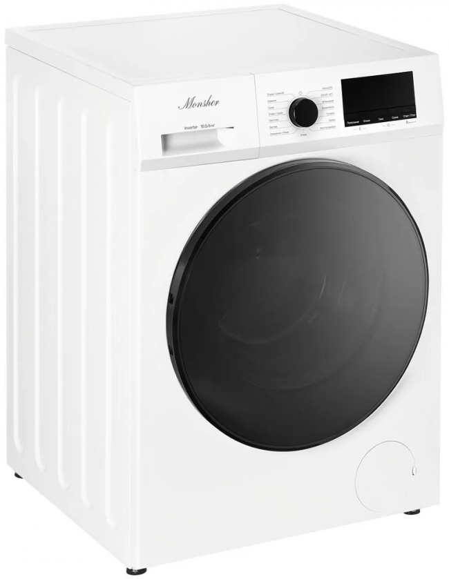 Стиральная машина с функцией сушки MONSHER MONSHER MWDM 665 Blanc — для бизнеса и офиса Стиральная машина с функцией сушки MONSHER MONSHER MWDM 665 Blanc — для бизнеса и офиса