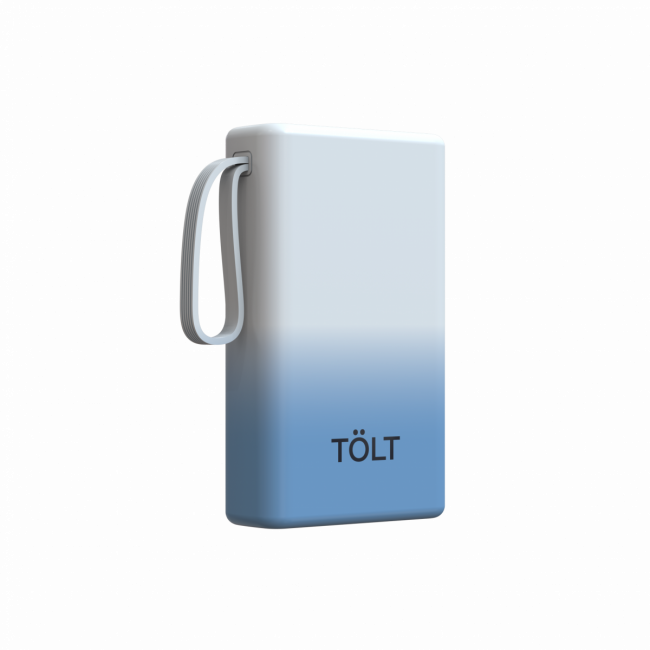 Портативный аккумулятор TOLT Lit LT-LN10Y, 10000mAh, 22,5W, fast charging and PD, gradient TÖLT LT-LN10Y — для бизнеса и офиса Портативный аккумулятор TOLT Lit LT-LN10Y, 10000mAh, 22,5W, fast charging and PD, gradient TÖLT LT-LN10Y — для бизнеса и офиса