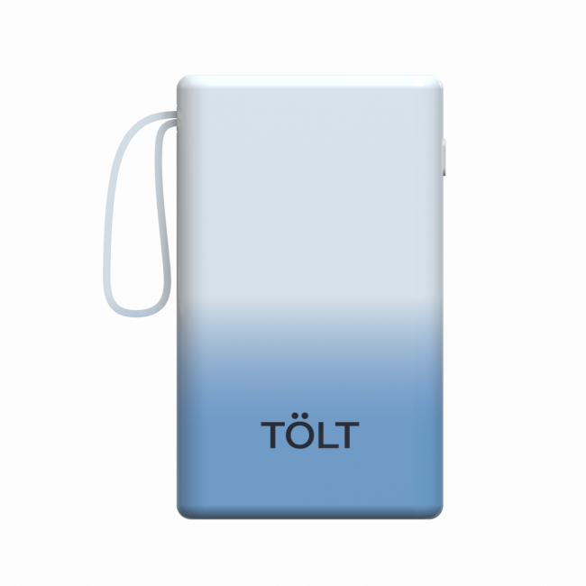 Портативный аккумулятор TOLT Lit LT-LN10Y, 10000mAh, 22,5W, fast charging and PD, gradient TÖLT LT-LN10Y — для бизнеса и офиса Портативный аккумулятор TOLT Lit LT-LN10Y, 10000mAh, 22,5W, fast charging and PD, gradient TÖLT LT-LN10Y — для бизнеса и офиса